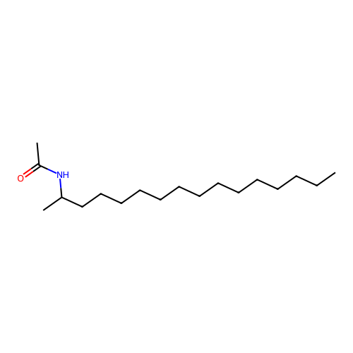 N-(1-Methyl-pentadecyl)-acetamide structure