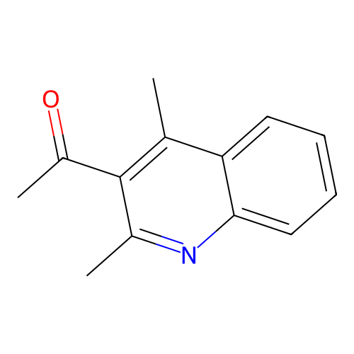 1-(2,4-Dimethylquinolin-3-yl)ethanone structure