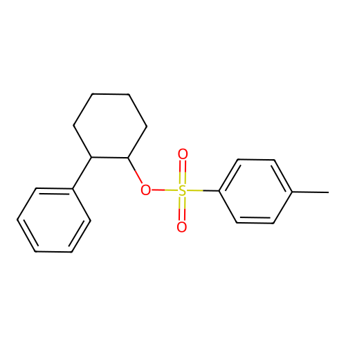 2-苯基环己基4-甲基苯-1-磺酸盐 structure