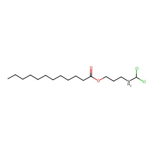 3-(Dichloromethylsilyl)propyl dodecanoate structure