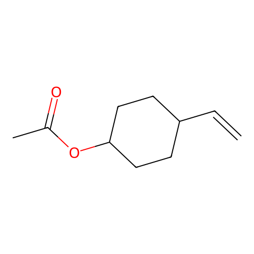 4-Vinylcyclohexyl acetate structure