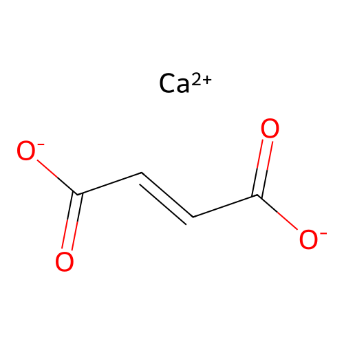 Calcium fumarate structure