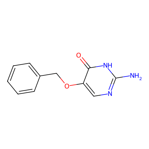 2-Amino-5-(benzyloxy)pyrimidin-4(3h)-one structure