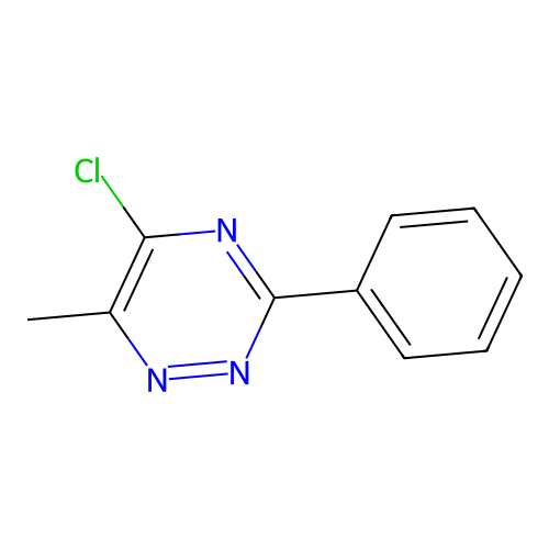 5-Chloro-6-methyl-3-phenyl-1,2,4-triazine structure