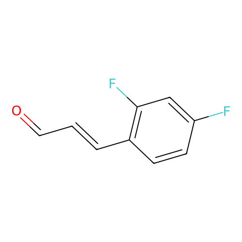2,4-Difluorocinnamaldehyde structure