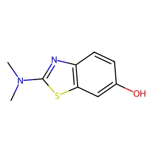 2-(Dimethylamino)-1,3-benzothiazol-6-ol structure
