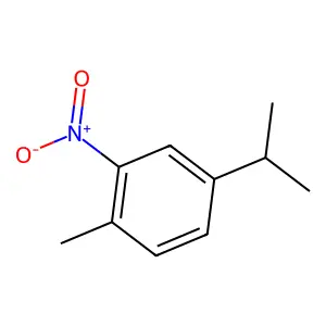 Benzene, 1-methyl-4-(1-methylethyl)-2-nitro- structure