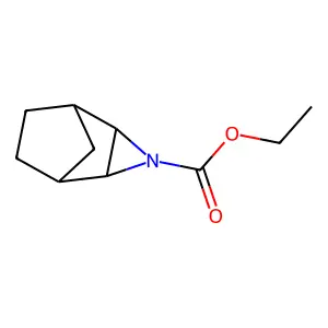 3-Azatricyclo(3.2.1.0(sup 2,4))octane-3-carboxylic acid, ethyl ester structure