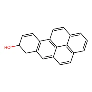 8-Hydroxy-7,8-dihydrobenzo(a)pyrene structure
