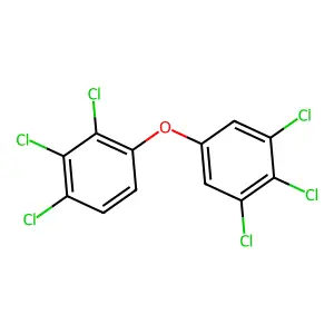 2,3,3',4,4',5'-Hexachlorodiphenyl ether structure