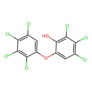 2,3,4-Trichloro-6-(2,3,4,5-tetrachlorophenoxy)phenol structure