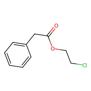 Acetic acid, phenyl-, 2-chloroethyl ester structure