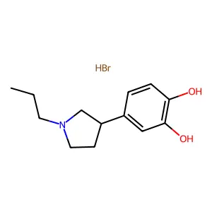 3-(3,4-Dihydroxyphenyl)-1-n-propylpyrrolidine structure