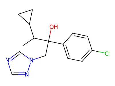 环唑醇 structure
