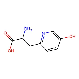 beta-(5-Hydroxy-2-pyridyl)alanine structure