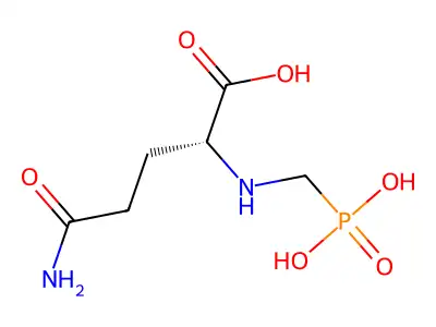 γ-D-谷氨酰氨甲基膦酸 structure