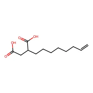 辛-7-烯基丁二酸 structure