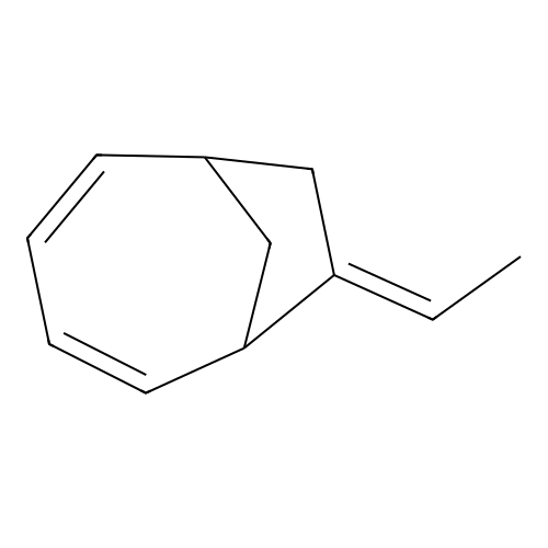 7-Ethylidenebicyclo[4.2.1]nona-2,4-diene structure