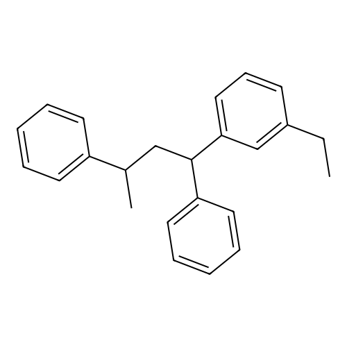 1-(1,3-Diphenylbutyl)-3-ethylbenzene structure