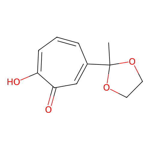 4-(1,1-Ethylenedioxyethyl)tropolone structure