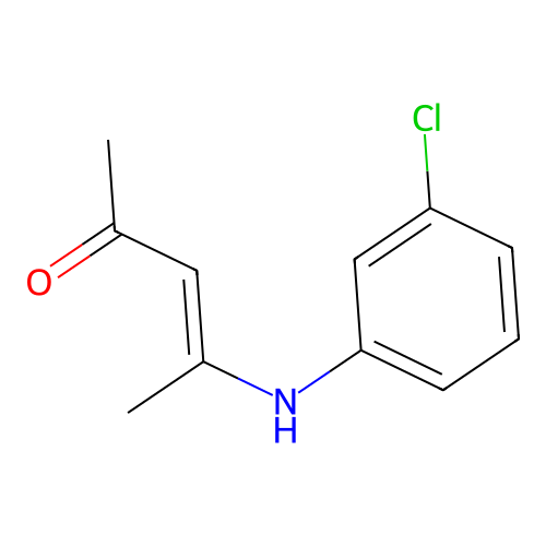3-Penten-2-one, 4-[(3-chlorophenyl)amino]- structure