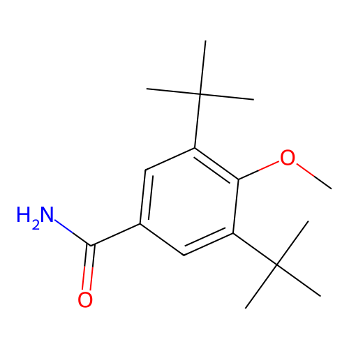 3,5-Di-tert-butyl-4-methoxybenzamide structure