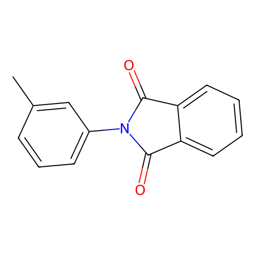 N-间甲苯基邻苯二甲酰亚胺 structure