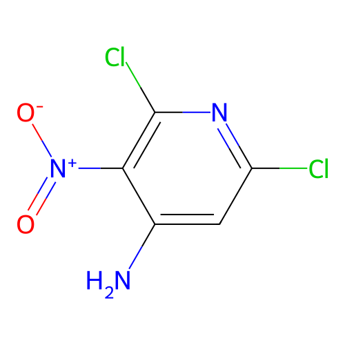 2,6-Dichloro-3-nitropyridin-4-amine structure