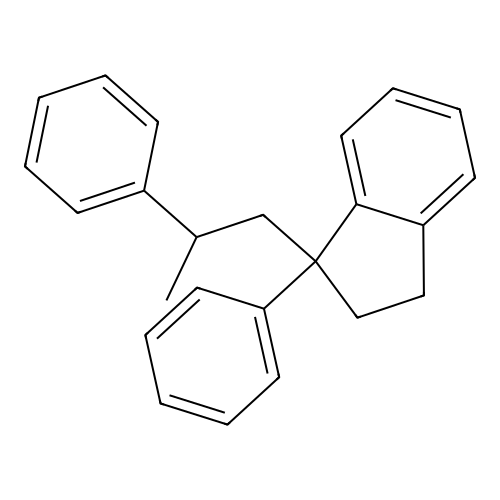 1-Phenyl-1-(2-phenylpropyl)indan structure