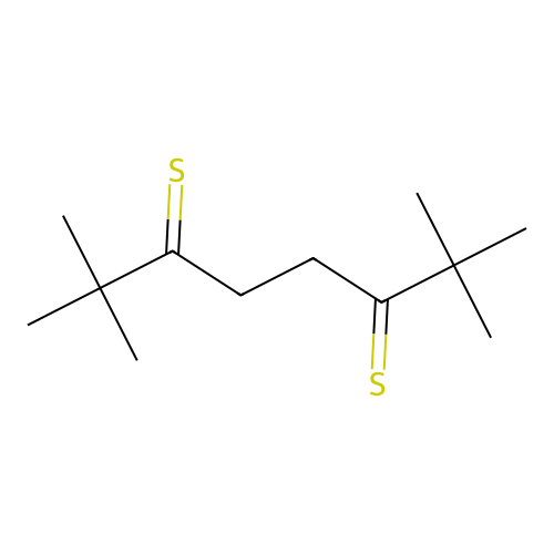 2,2,7,7-Tetramethyloctane-3,6-dithione structure