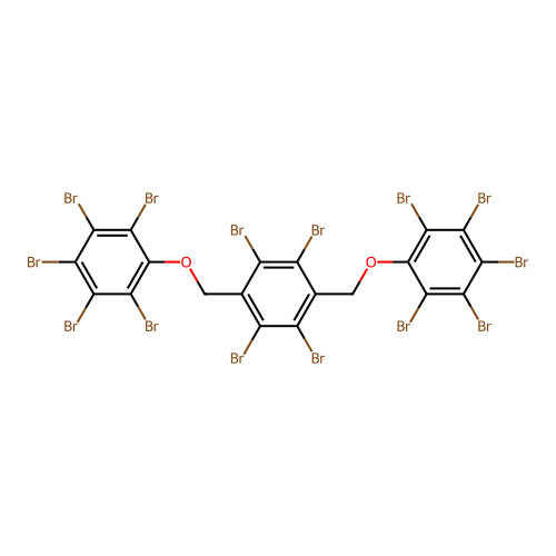 1,2,4,5-Tetrabromo-3,6-bis[(pentabromophenoxy)methyl]benzene structure