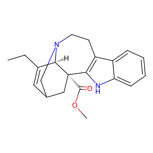Catharanthine structure