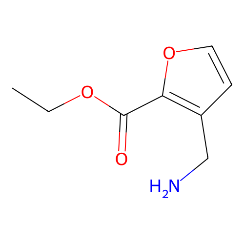 Ethyl 3-(aminomethyl)furan-2-carboxylate structure