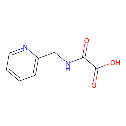 {[(Pyridin-2-yl)methyl]carbamoyl}formic acid structure