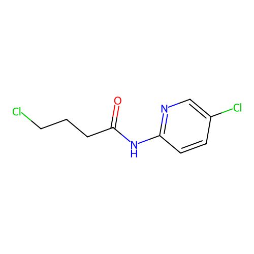 4-chloro-N-(5-chloropyridin-2-yl)butanamide structure