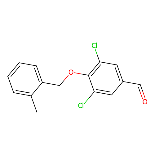 3,5-Dichloro-4-[(2-methylphenyl)methoxy]benzaldehyde structure