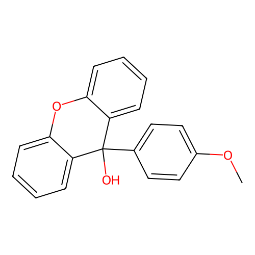 9-(4-Methoxyphenyl)xanthen-9-ol structure