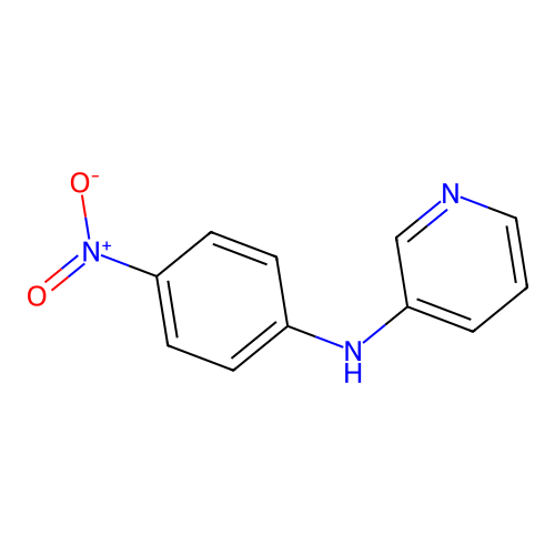 N-(4-nitrophenyl)pyridin-3-amine structure