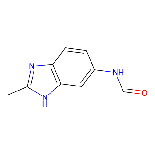 N-(2-Methyl-1H-benzo[d]imidazol-6-yl)formamide structure