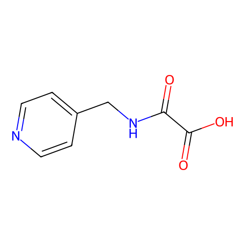 2-Oxo-2-((pyridin-4-ylmethyl)amino)acetic acid structure