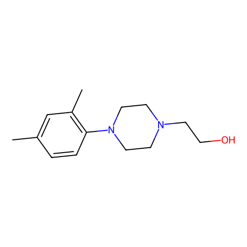2-[4-(2,4-Dimethylphenyl)piperazin-1-yl]ethanol structure