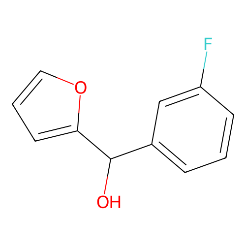 (3-Fluorophenyl)(furan-2-yl)methanol structure