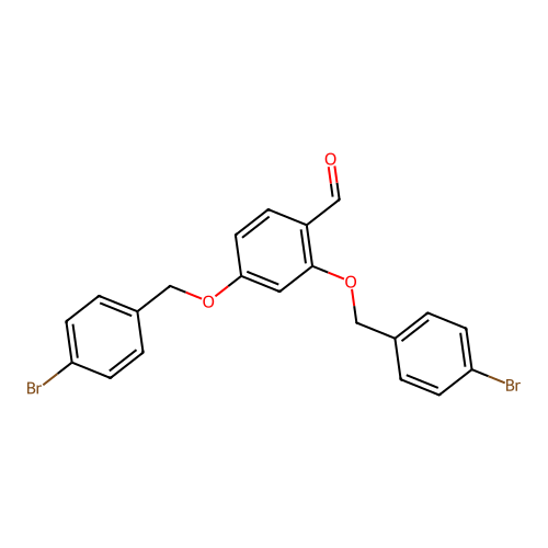 2,4-Bis[(4-bromophenyl)methoxy]benzaldehyde structure
