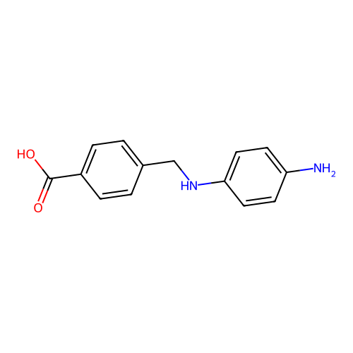 4-[(4-Aminoanilino)methyl]benzoic acid structure