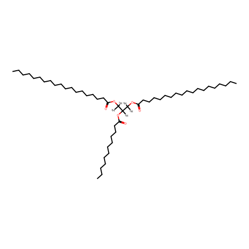 1,3(d5)-Dinonadecanoyl-2-dodecanoyl-glycerol structure