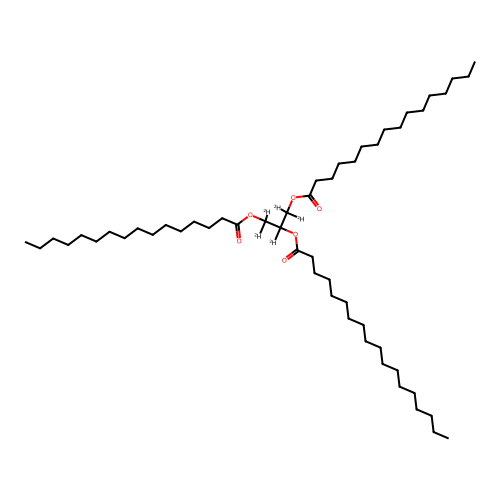 1,3-Dipalmitoyl-2-stearoyl glycerol-d5 structure