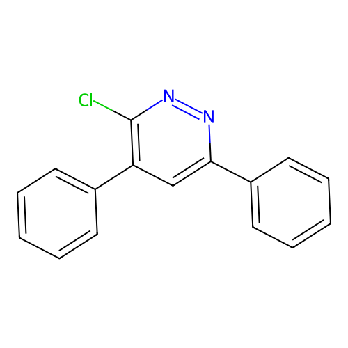 3-Chloro-4,6-diphenylpyridazine structure