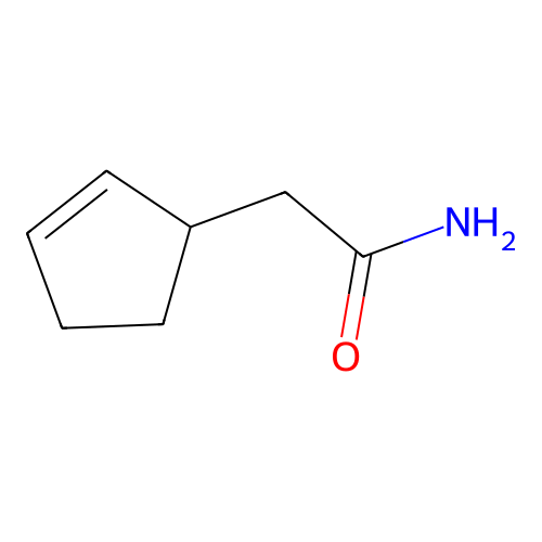 2-(Cyclopent-2-en-1-yl)acetamide structure
