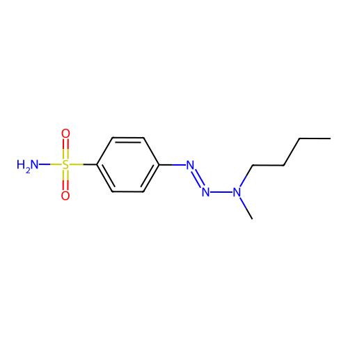 4-[(1e)-3-Butyl-3-methyltriaz-1-en-1-yl]benzenesulfonamide structure