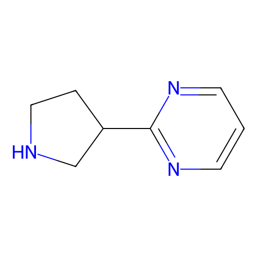 2-(Pyrrolidin-3-YL)pyrimidine structure
